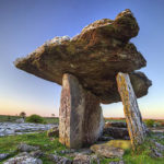 Ancient Polnabrone Dolmen in Ireland